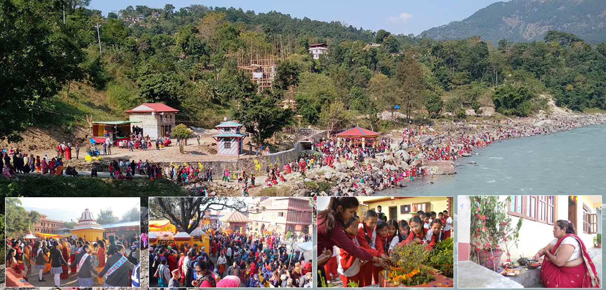 हरिबोधिनी एकादशी : घरघरमा तुलसीको पूजा, नारायण मन्दिरमा मेला (तस्बिरहरू)